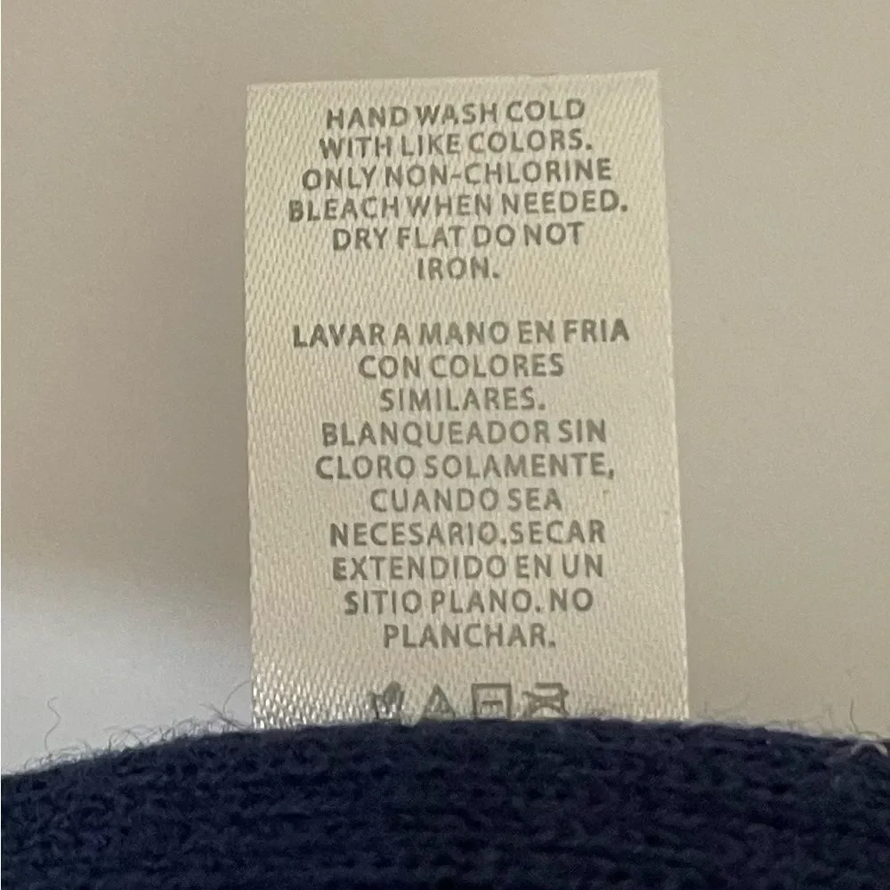 Healthtex Navy Baby Beanie.
